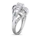 Vintage Platinum 2.50ct Diamond Ring