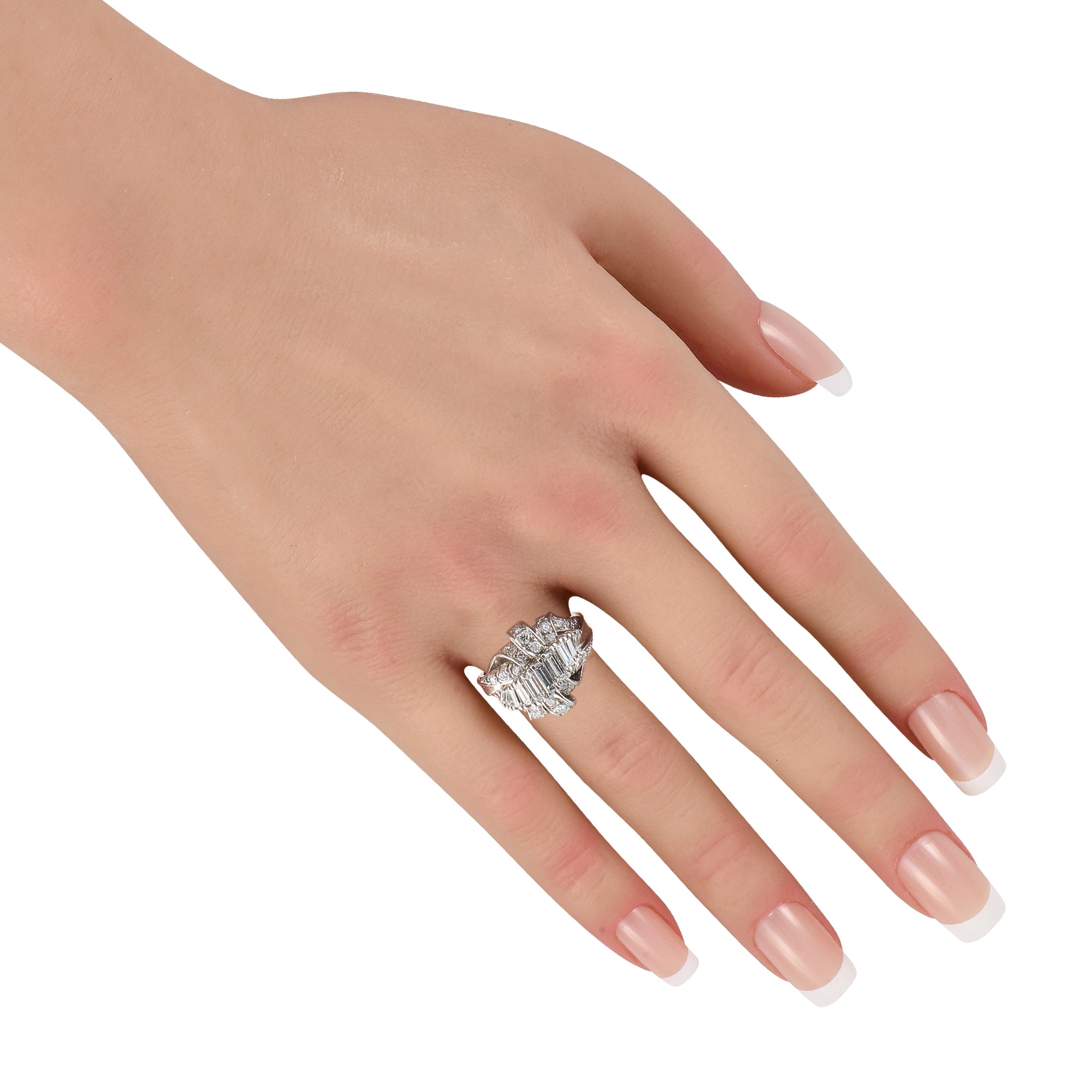 Vintage Platinum 2.50ct Diamond Ring