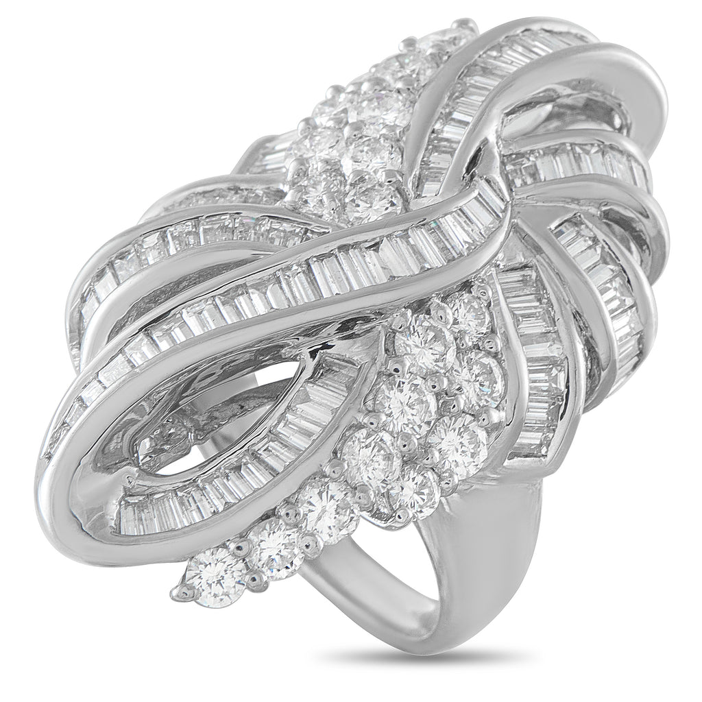 Platinum 5.0ct Diamond Ring