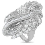 Platinum 5.0ct Diamond Ring