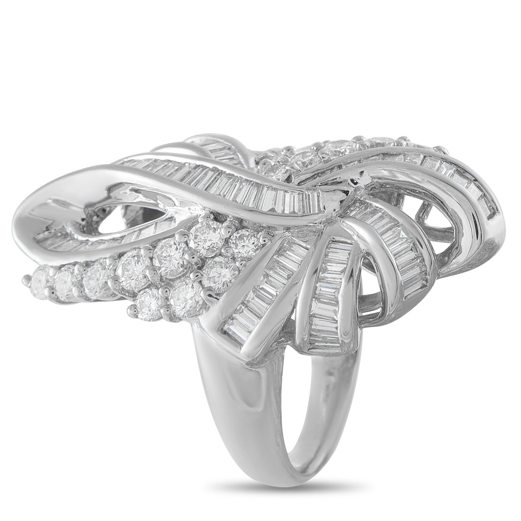 Platinum 5.0ct Diamond Ring