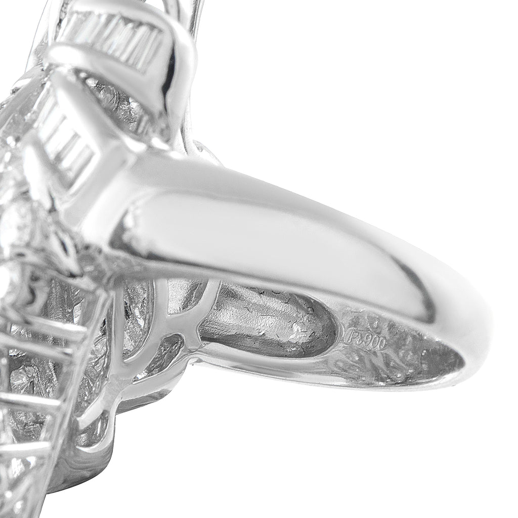 Platinum 5.0ct Diamond Ring