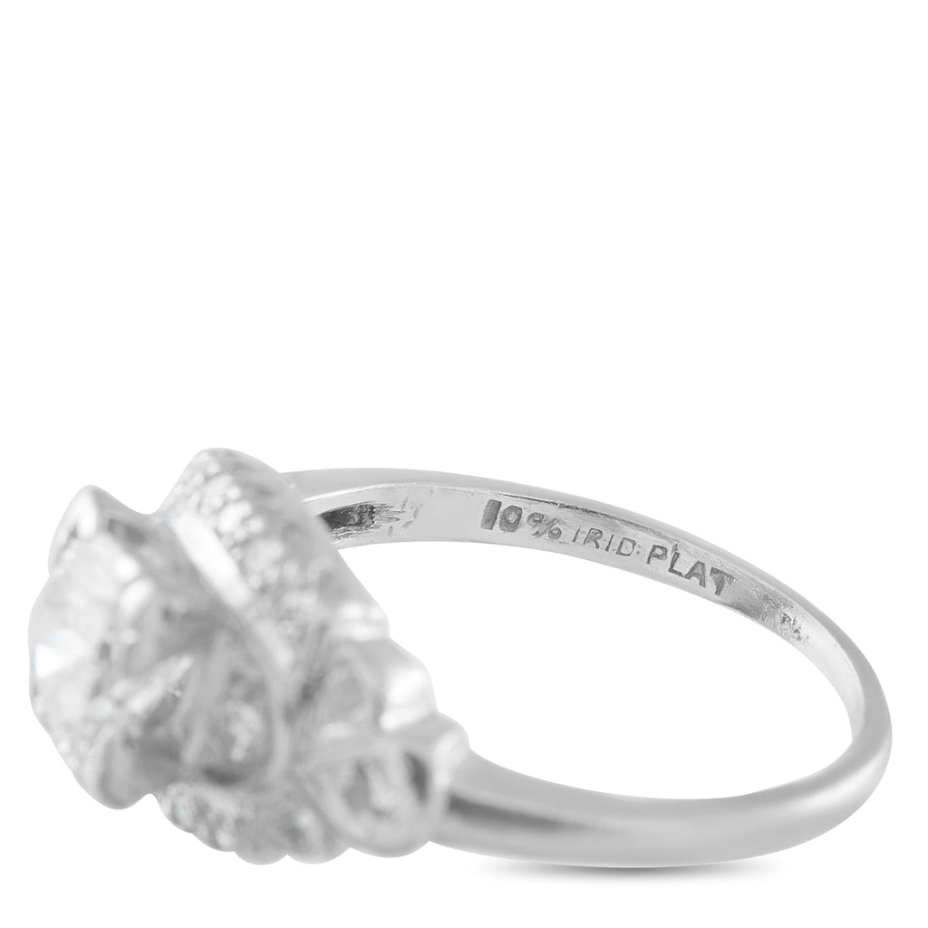 Antique Platinum 1.10ct Diamond Engagement Ring