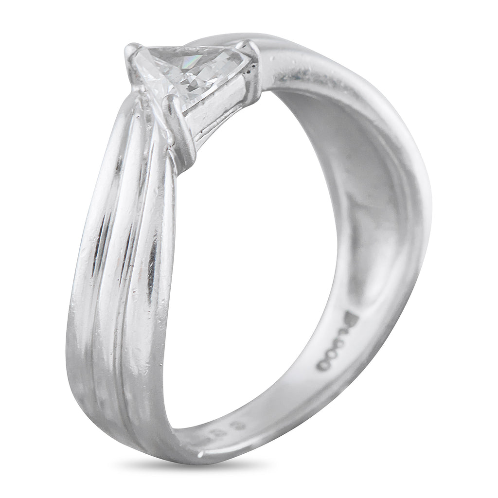Platinum 0.33ct Diamond Ring