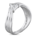 Platinum 0.33ct Diamond Ring