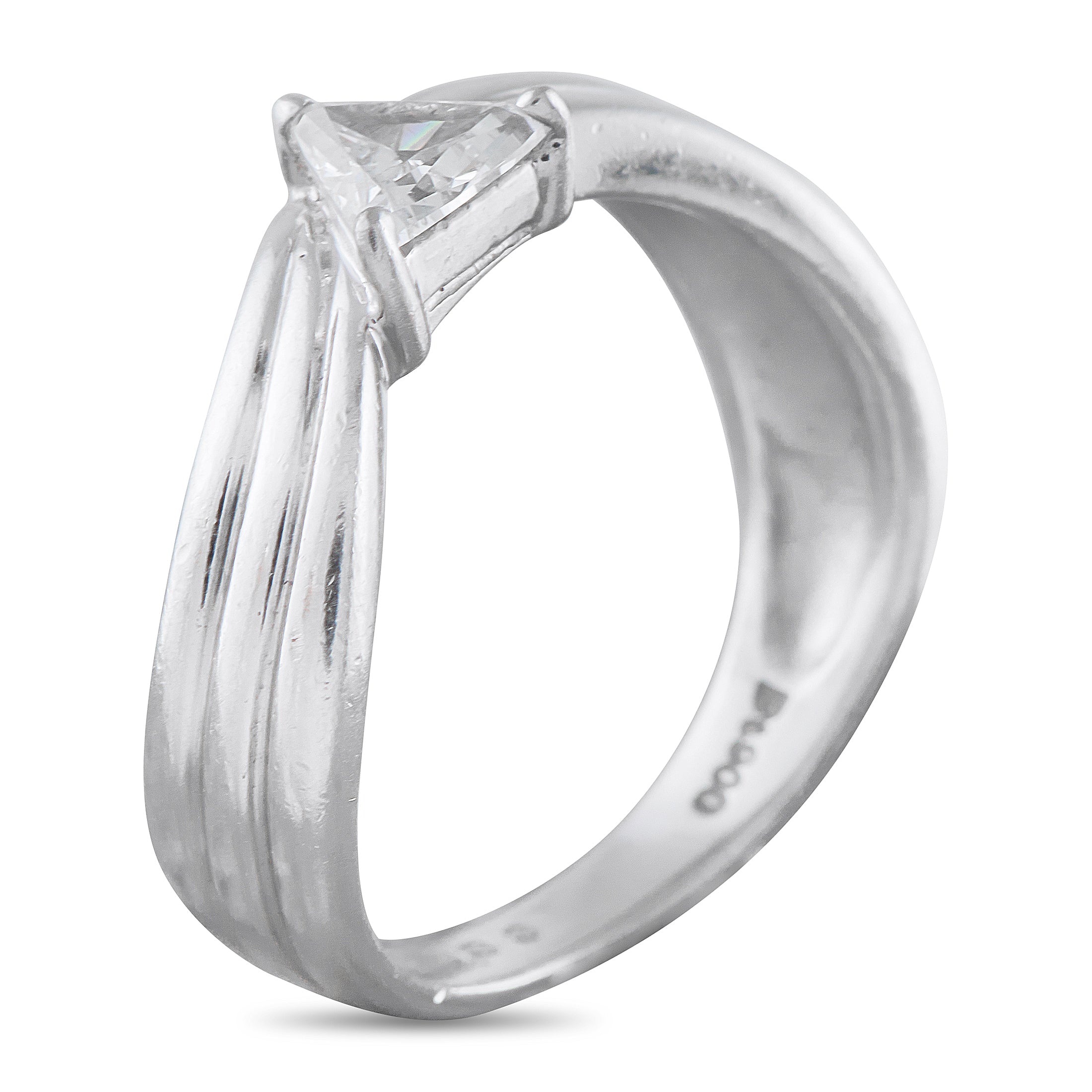 Platinum 0.33ct Diamond Ring