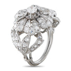 Antique 1.30ct Platinum Diamond Ring