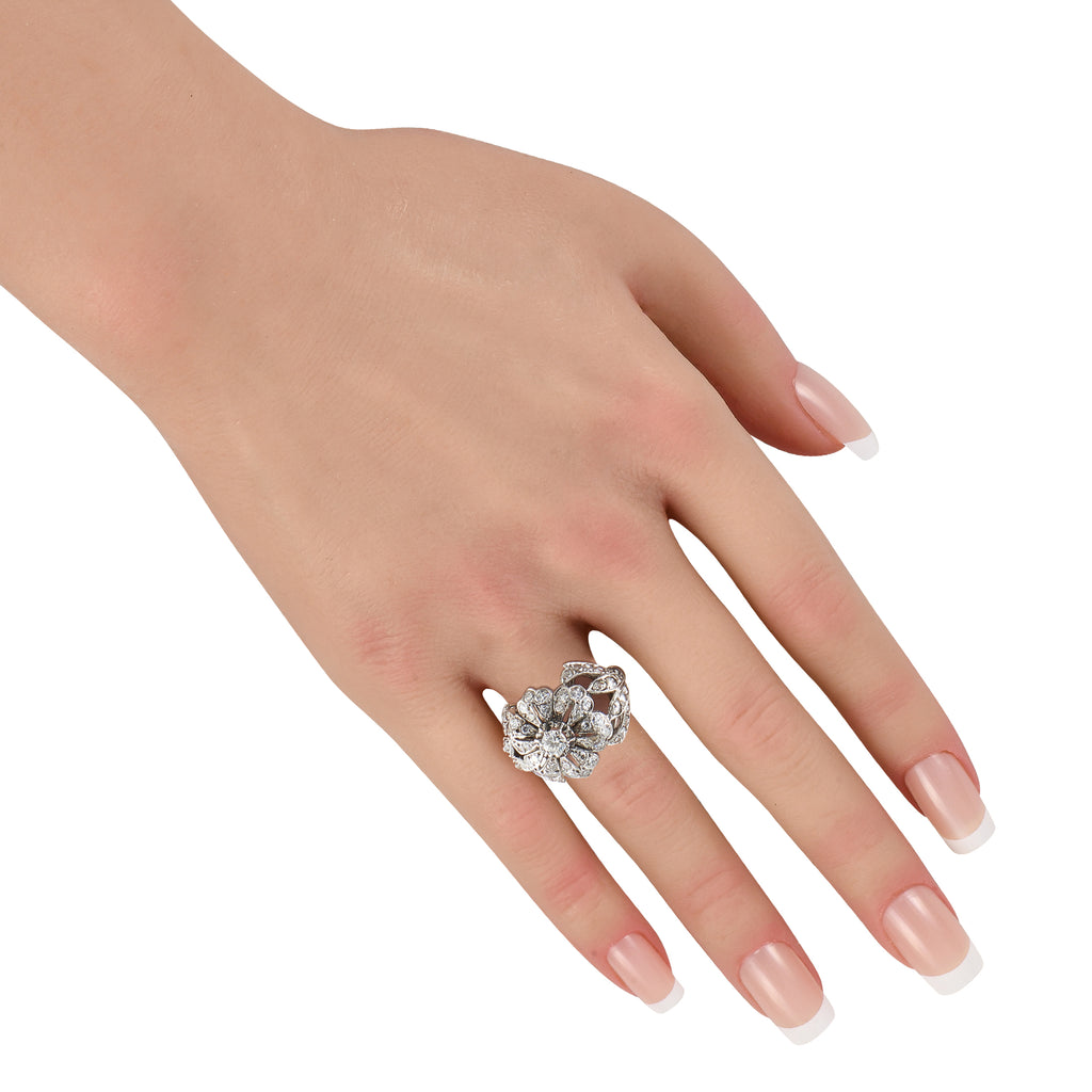 Antique 1.30ct Platinum Diamond Ring