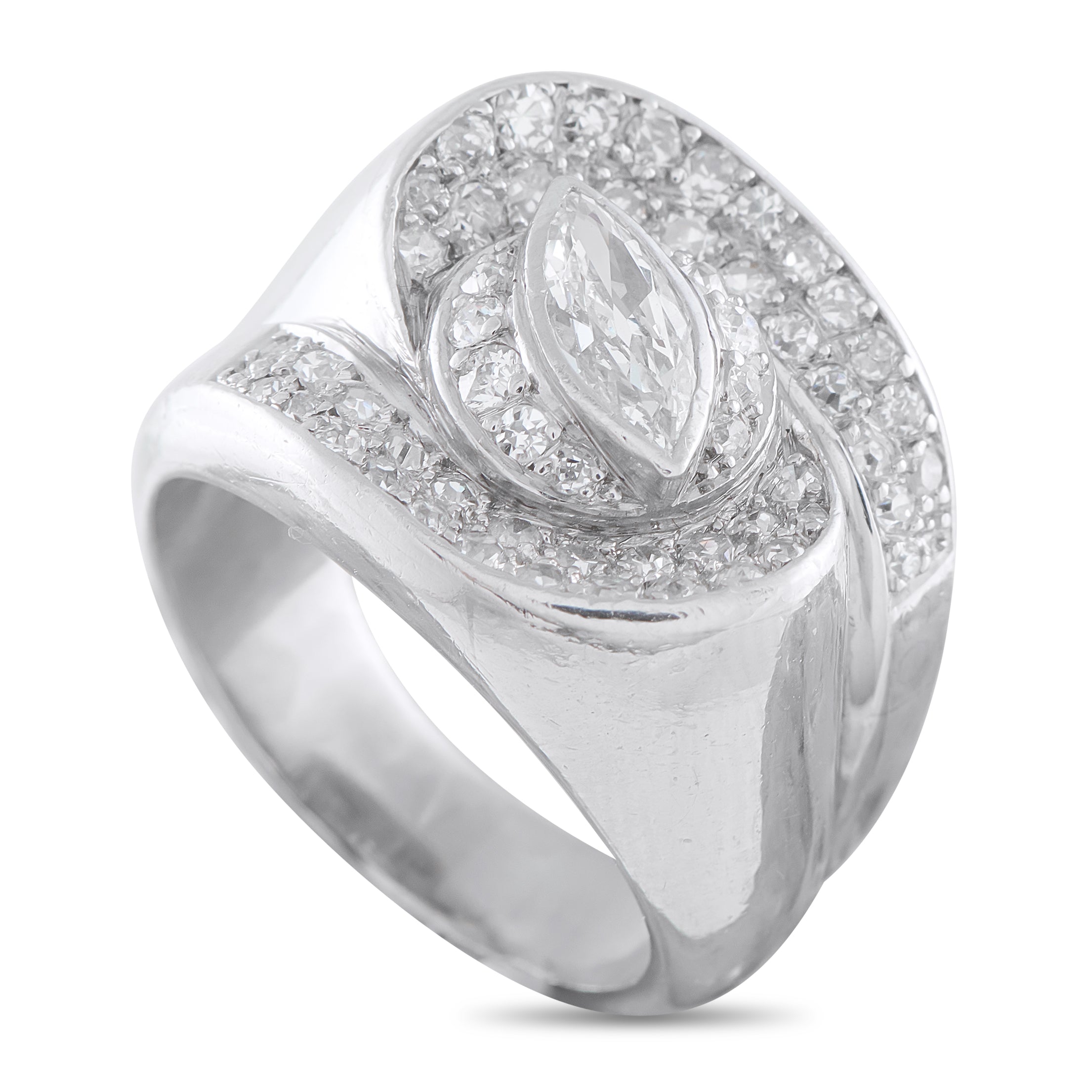 Platinum 1.45ct Diamond Ring