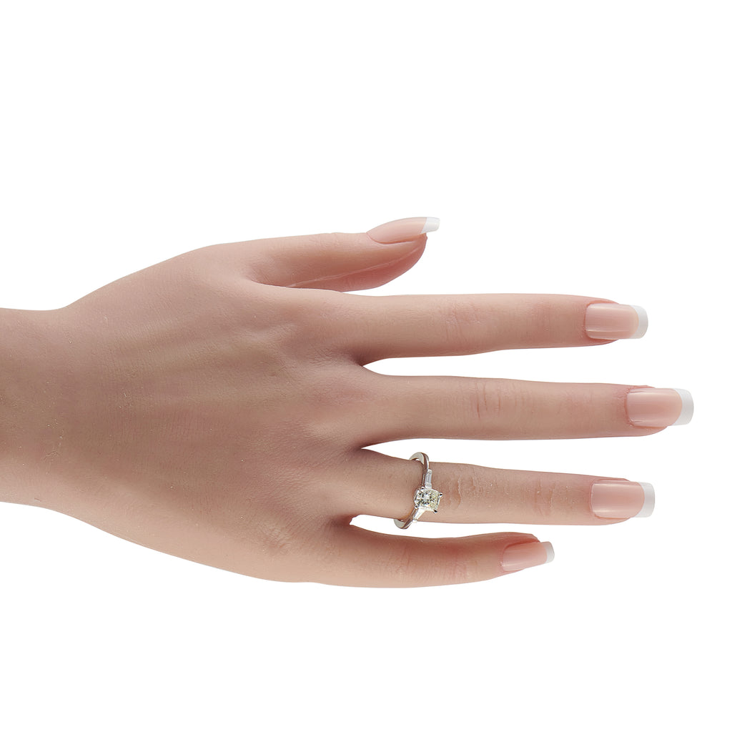Platinum 1.12ct Diamond Ring