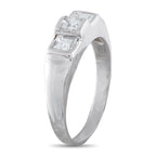 Platinum 0.94ct Diamond Ring