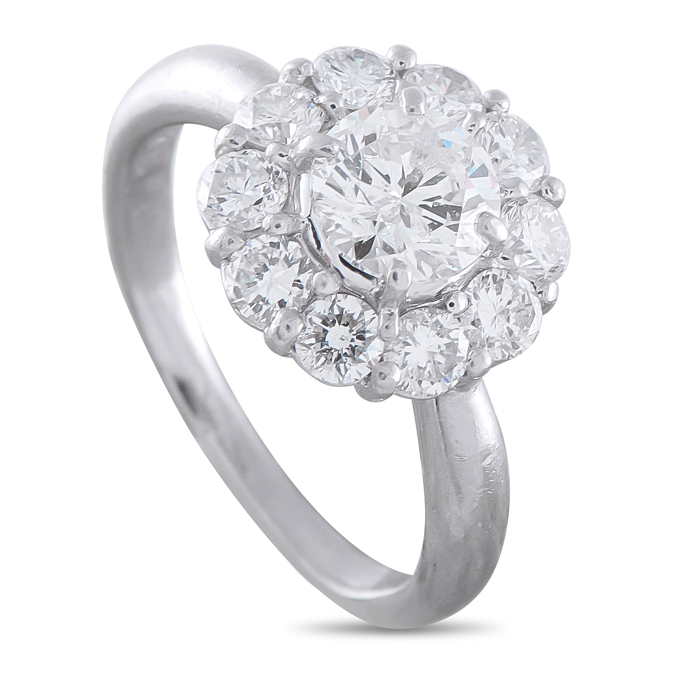 Platinum 2.02ct Diamond Ring