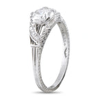 Antique Platinum 0.55ct Diamond Engagement Ring