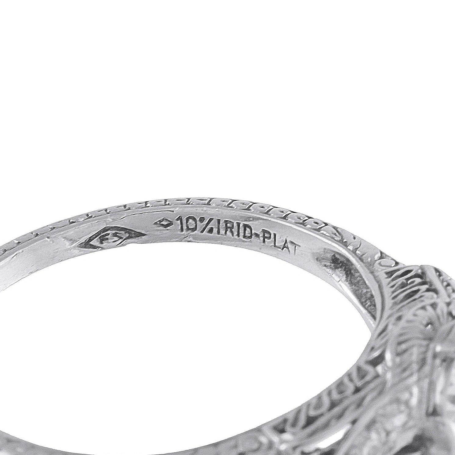 Antique Platinum 0.55ct Diamond Engagement Ring