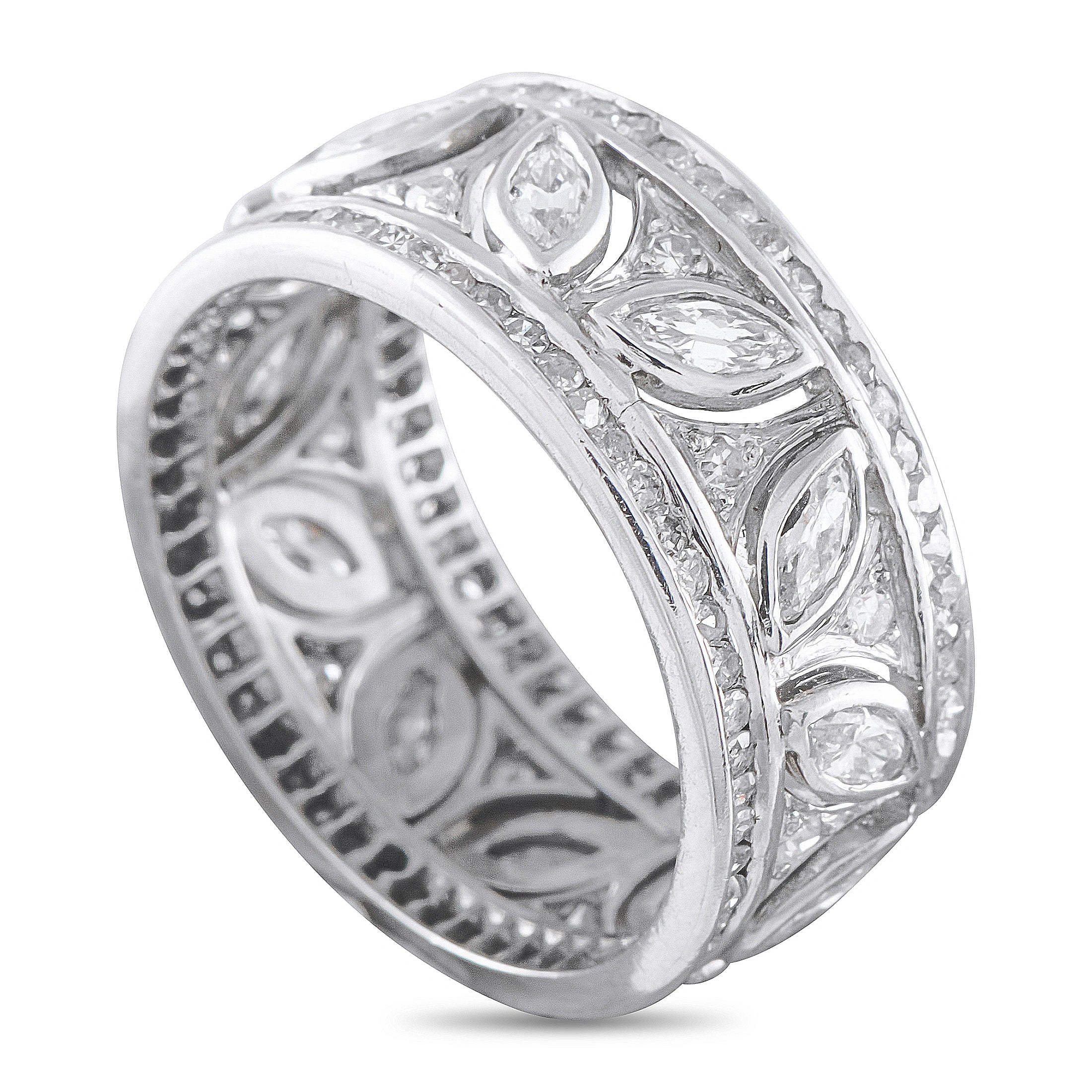 Platinum 2.02ct Diamond Band
