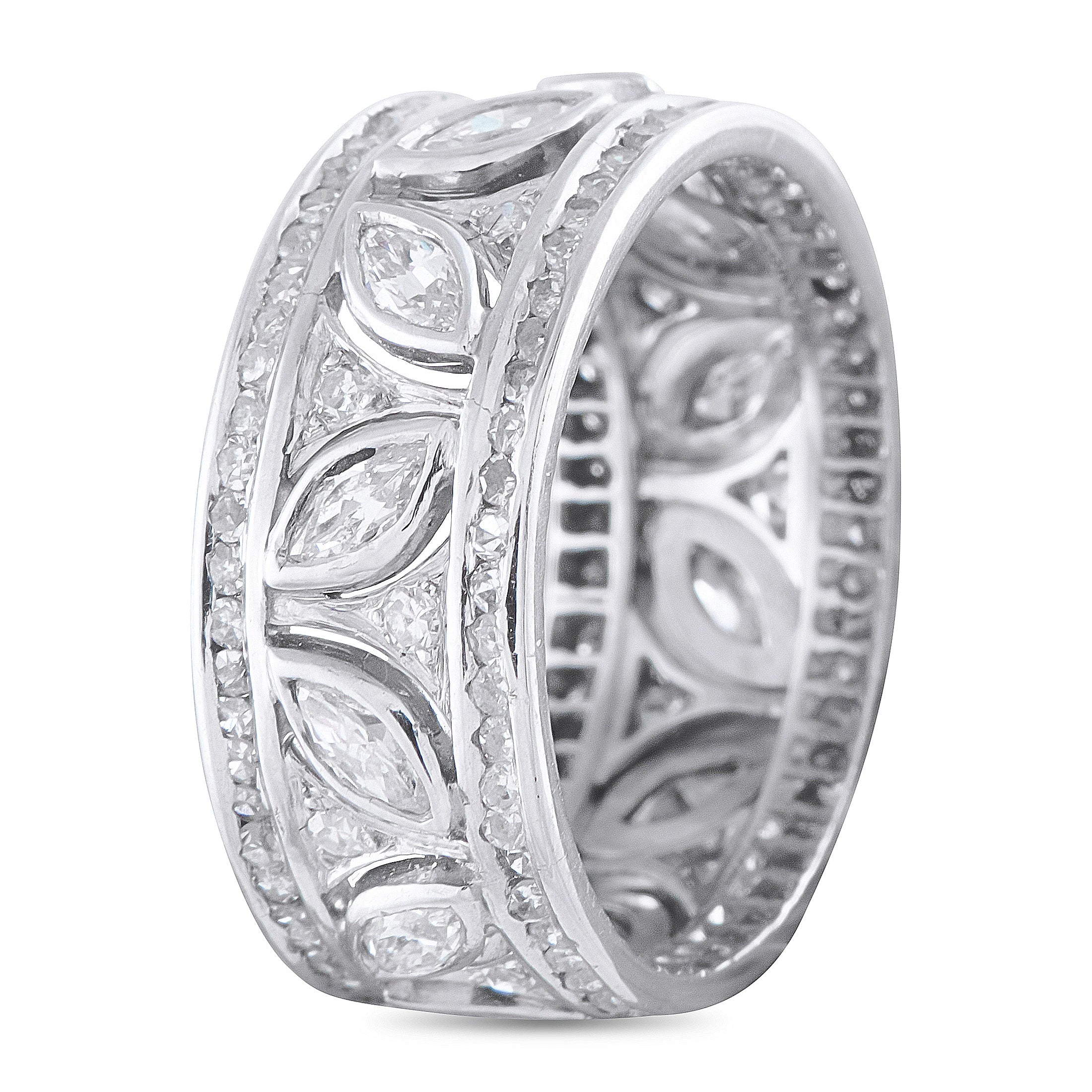Platinum 2.02ct Diamond Band