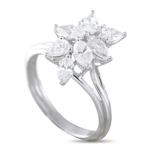 Platinum 2.40ct Diamond Cocktail Ring