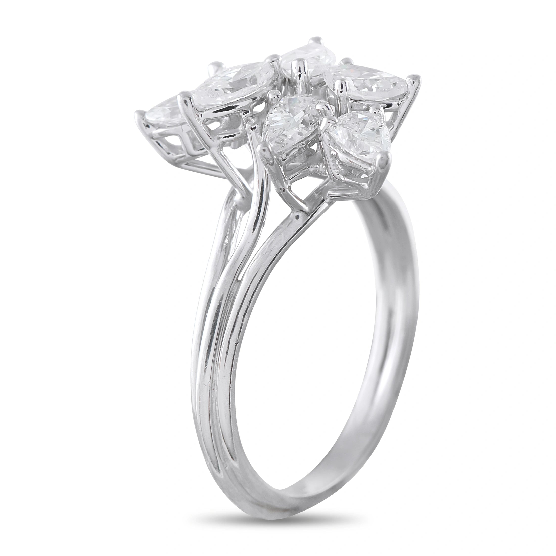 Platinum 2.40ct Diamond Cocktail Ring