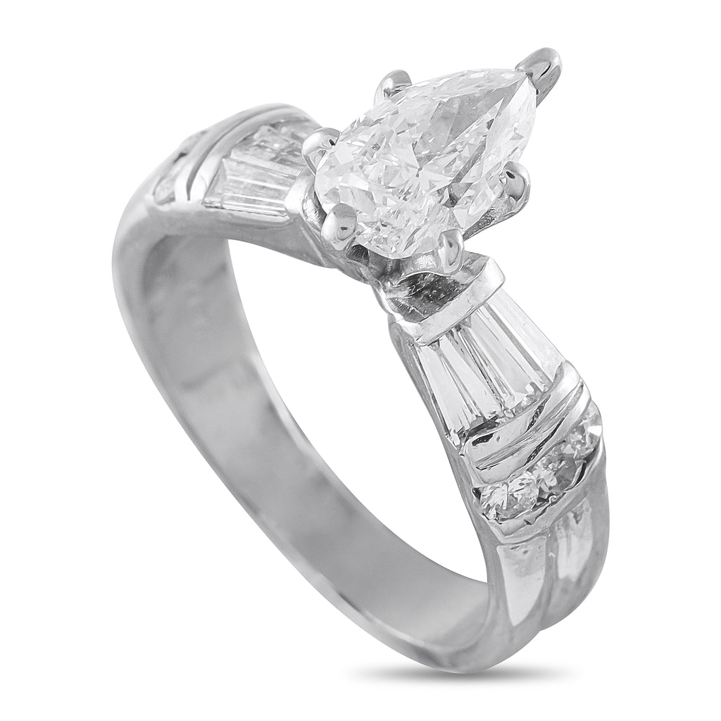 Platinum 1.64ct Diamond Ring