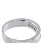 Platinum 1.30ct Diamond Princess-Cut Band