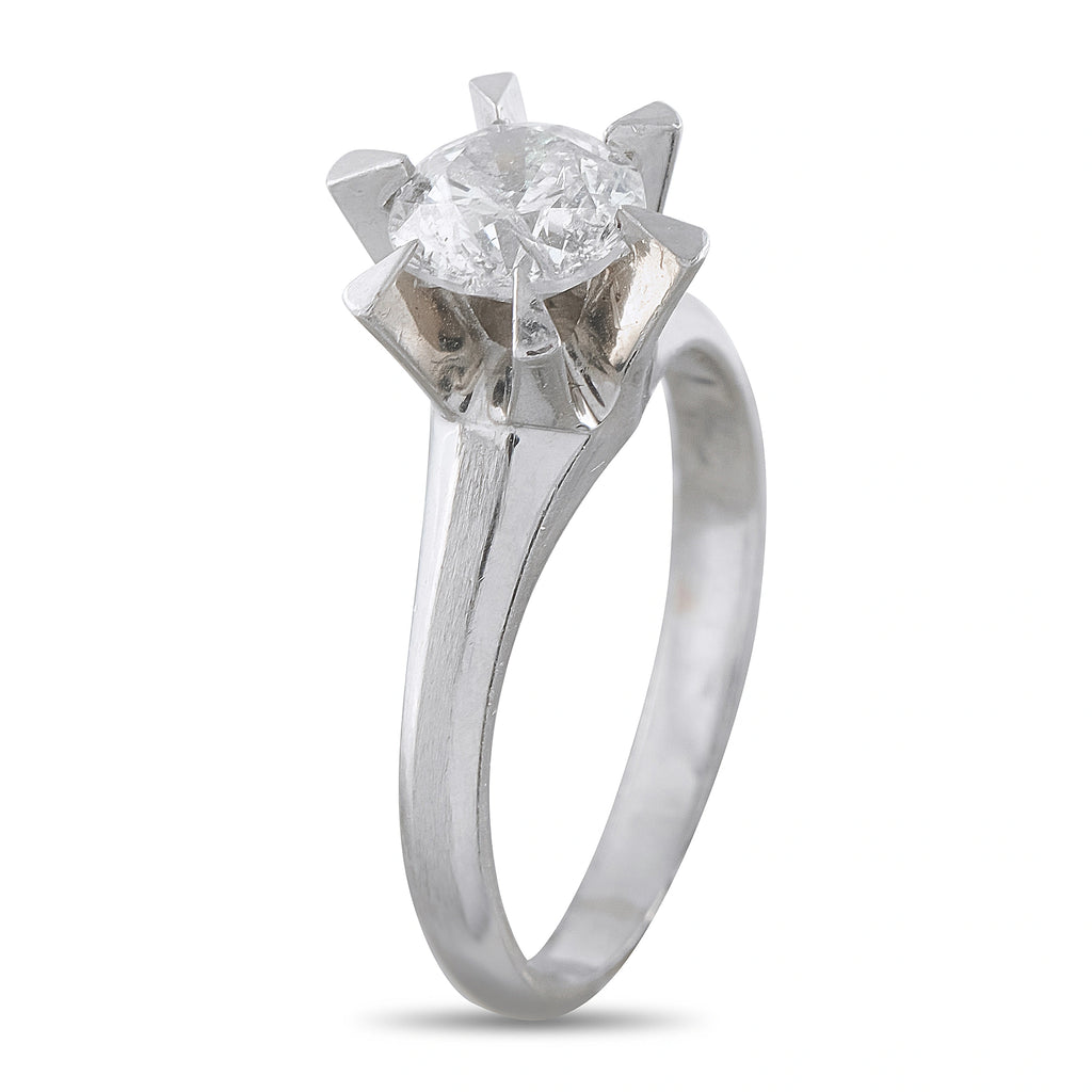 Platinum 0.94ct Diamond Ring