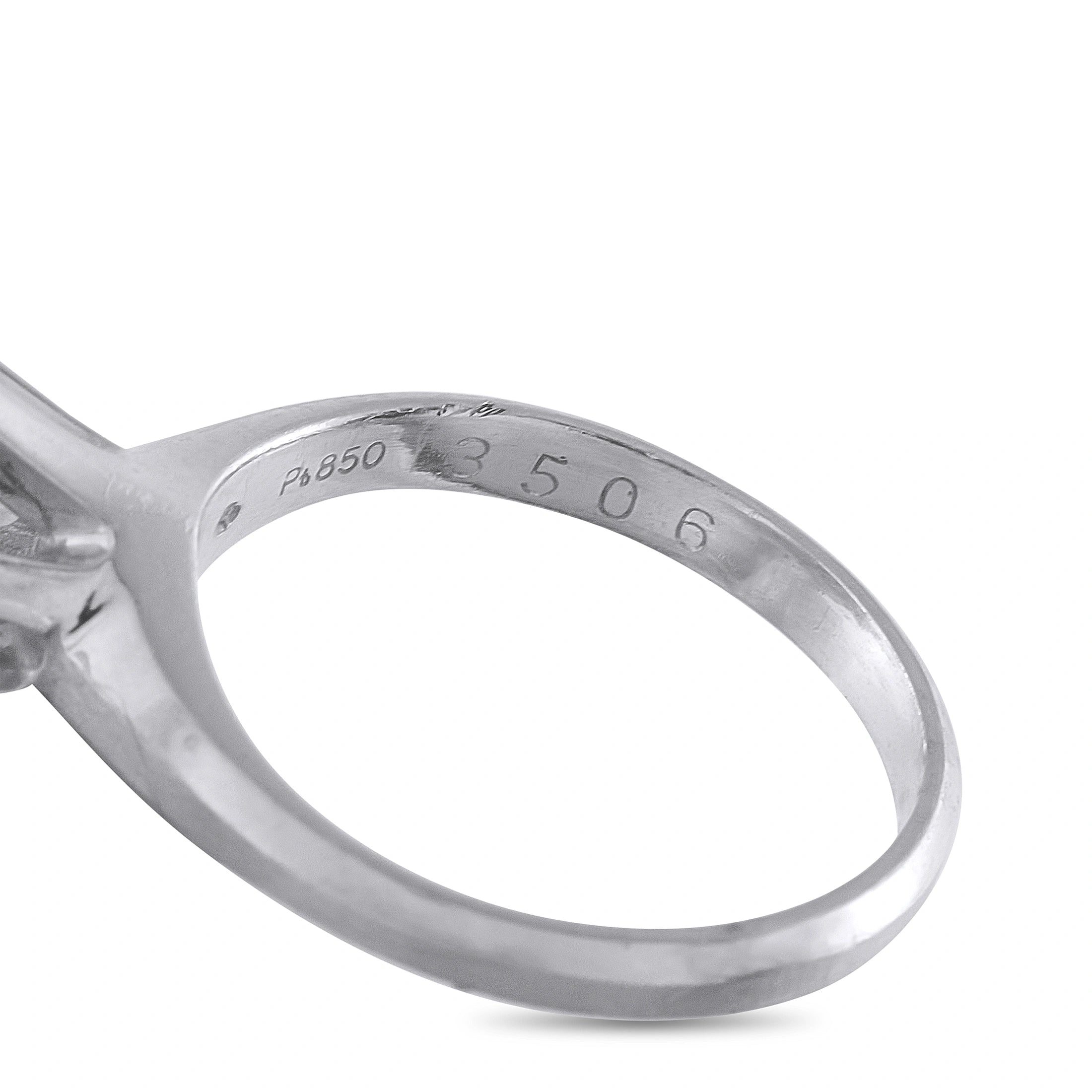 Platinum 0.94ct Diamond Ring