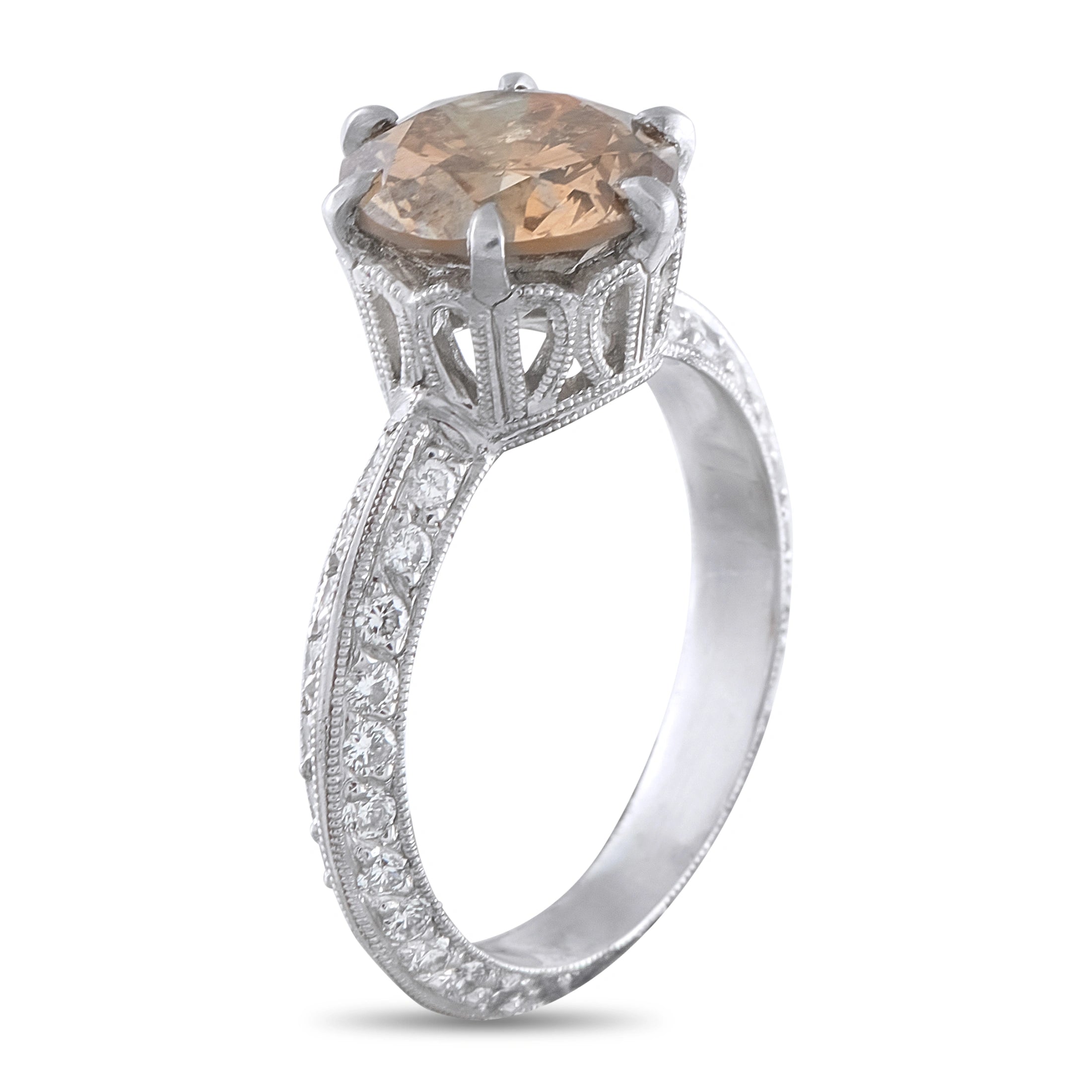 Platinum 3.60ct Diamond Ring
