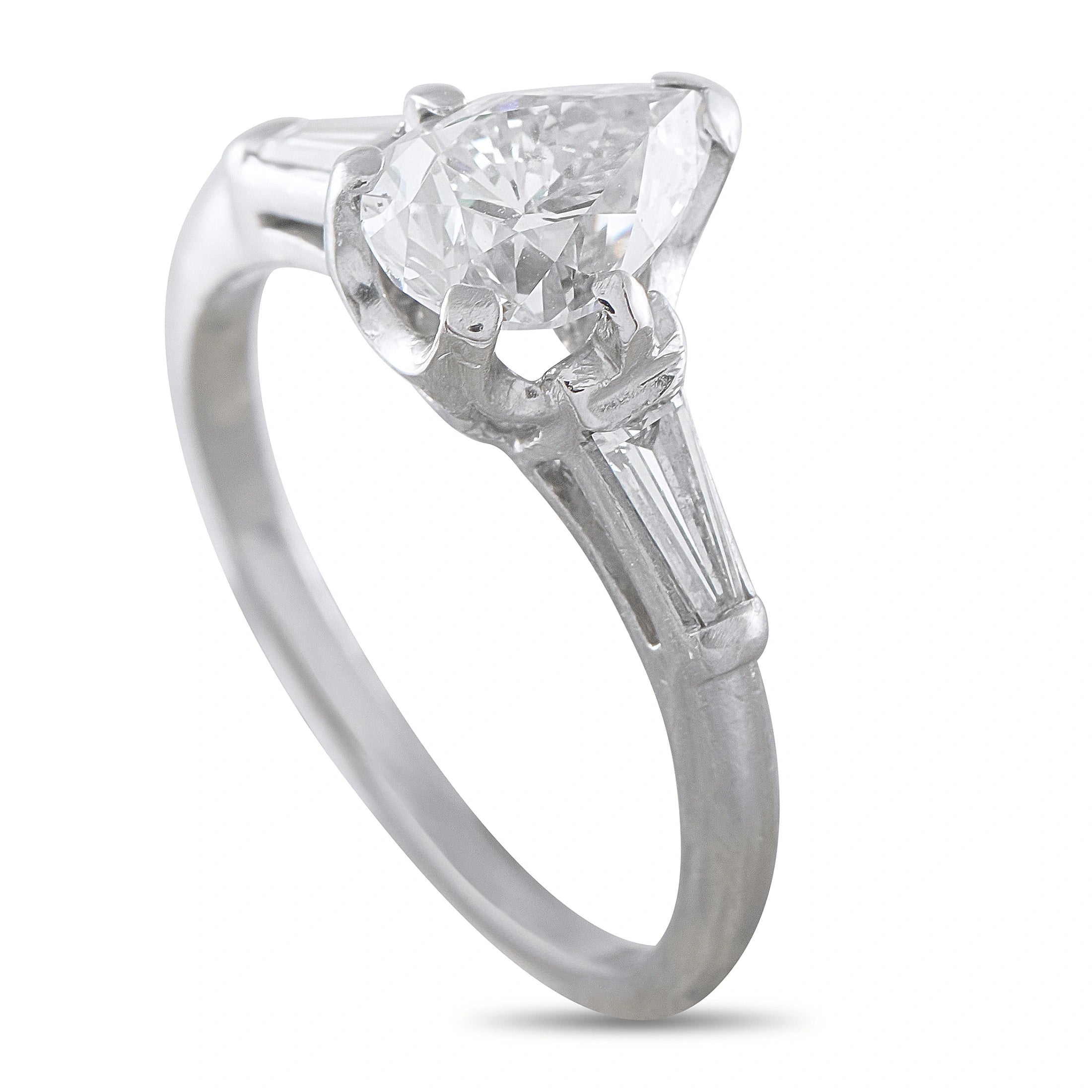 Platinum 1.60ct Diamond Solitaire Ring