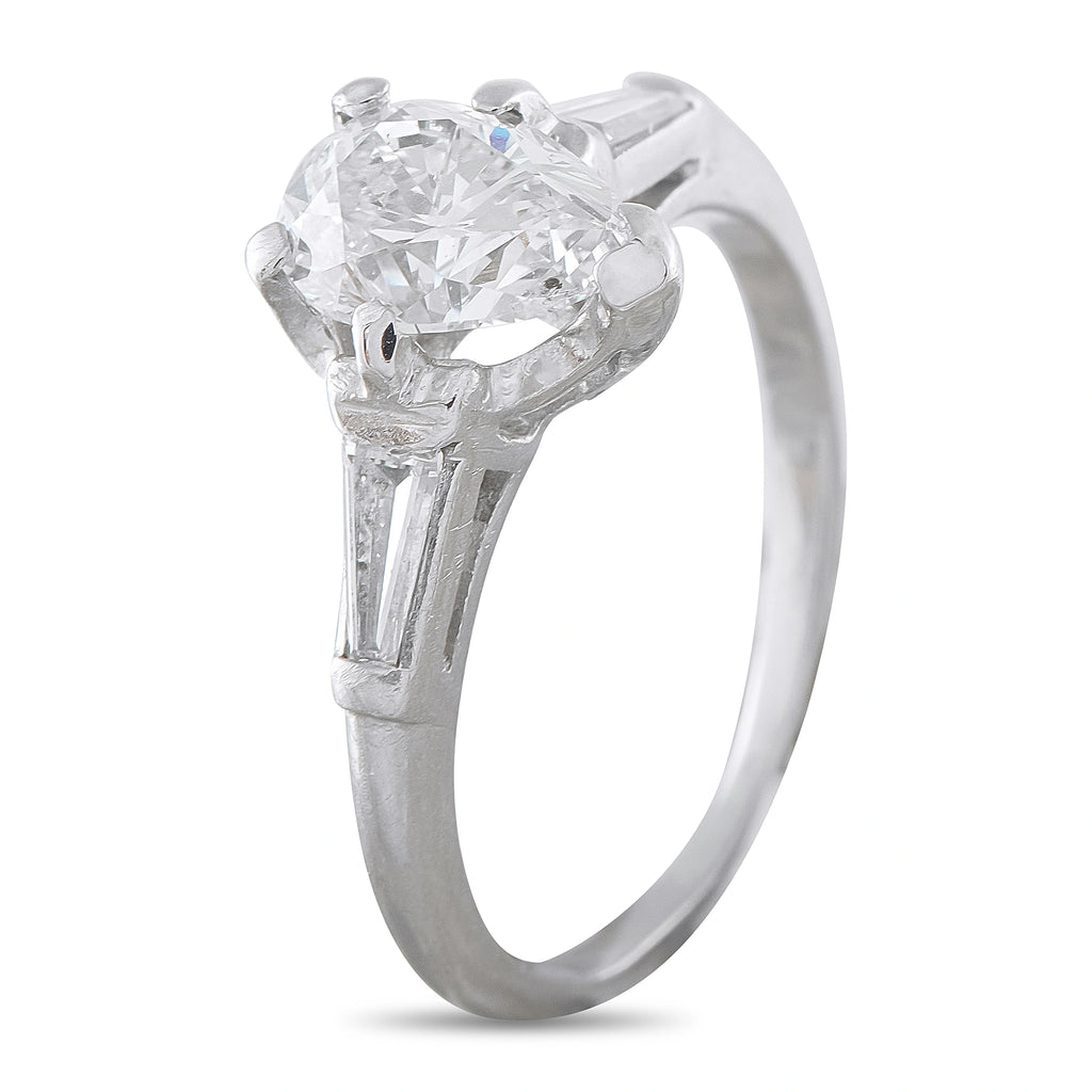 Platinum 1.60ct Diamond Solitaire Ring