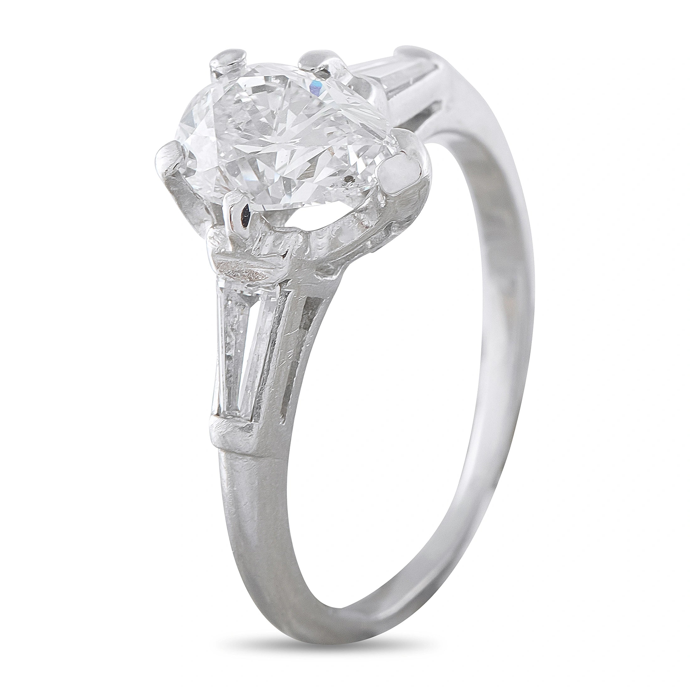 Platinum 1.60ct Diamond Solitaire Ring