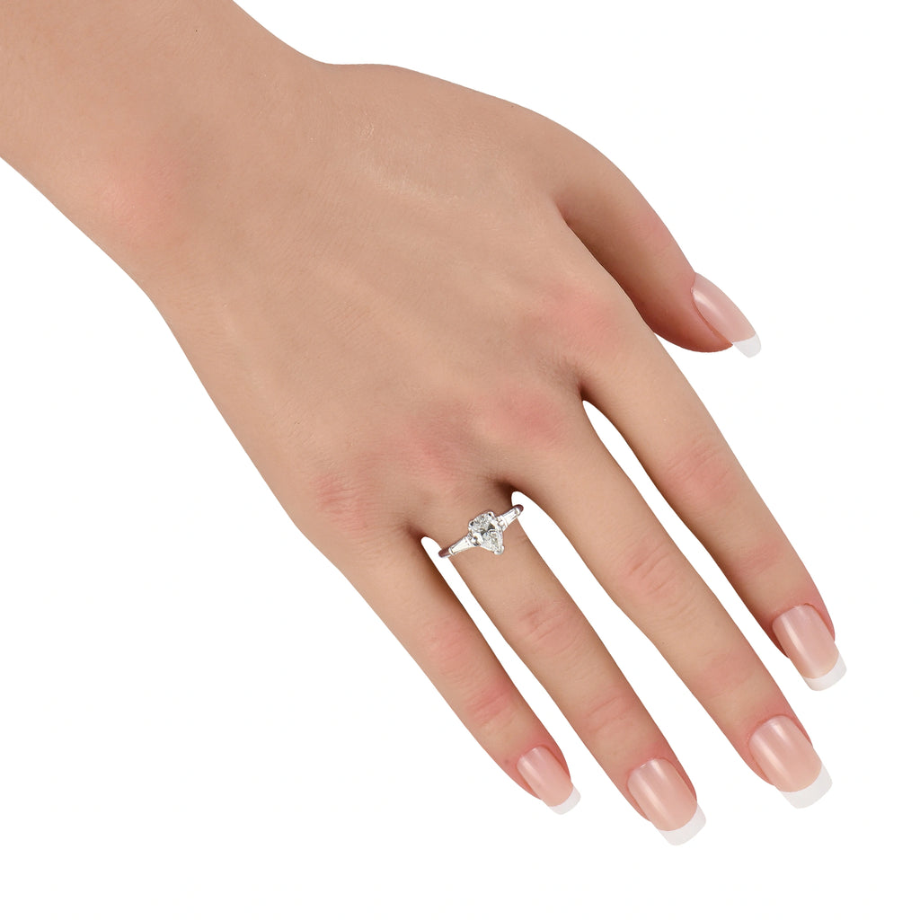 Platinum 1.60ct Diamond Solitaire Ring