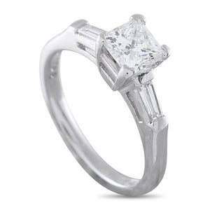 Platinum 1.22ct Diamond Engagement Ring