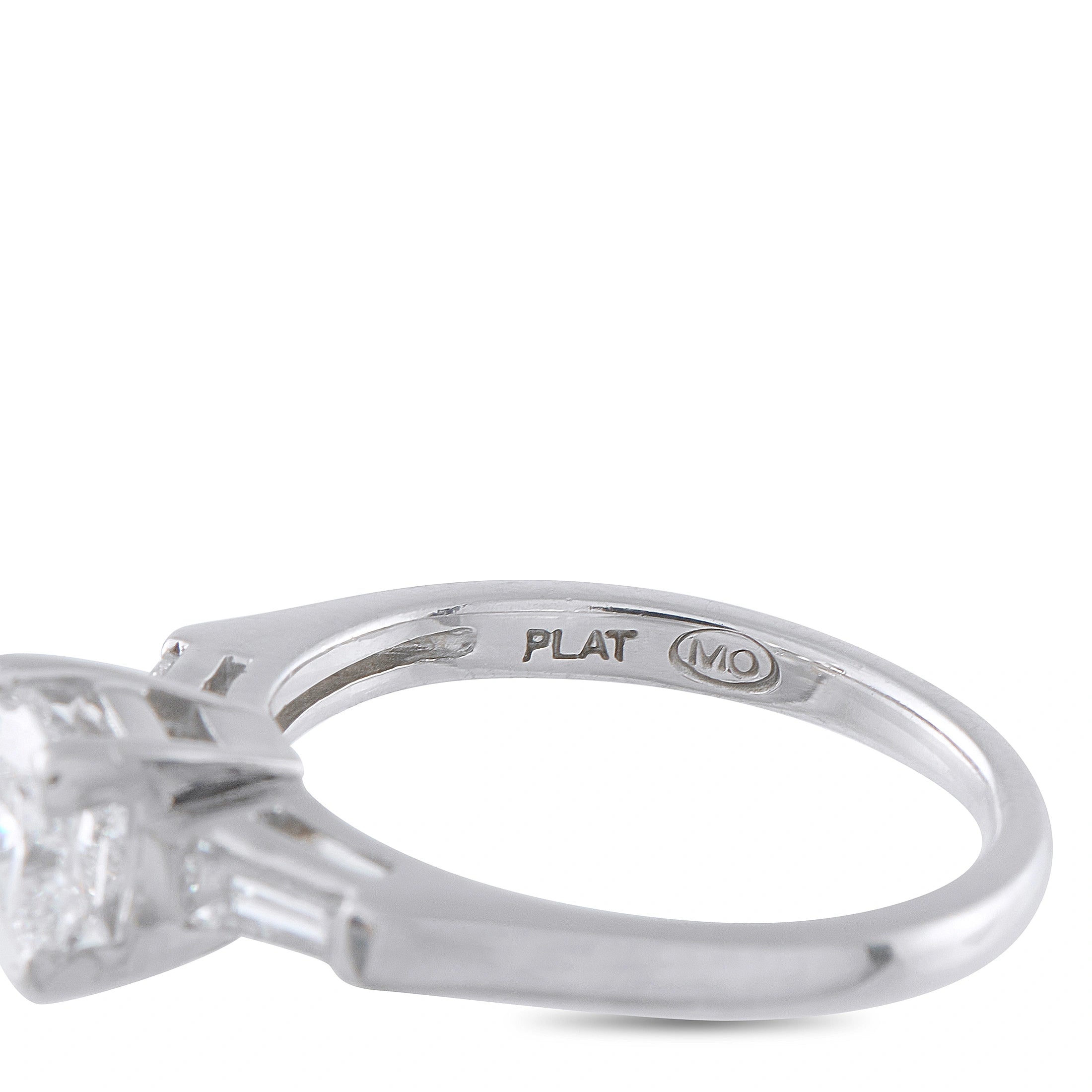 Platinum 1.22ct Diamond Engagement Ring