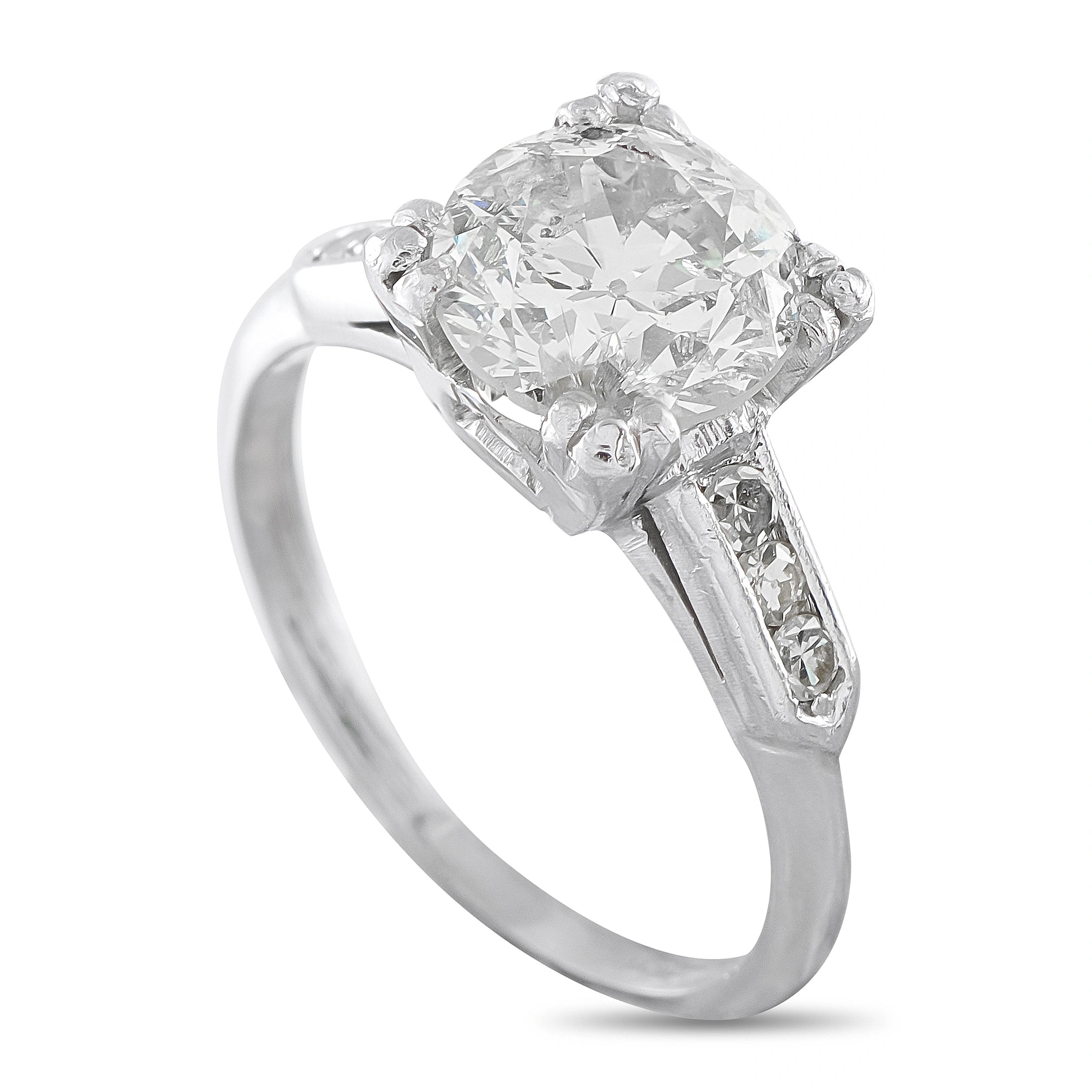 Platinum 1.95ct Diamond Ring