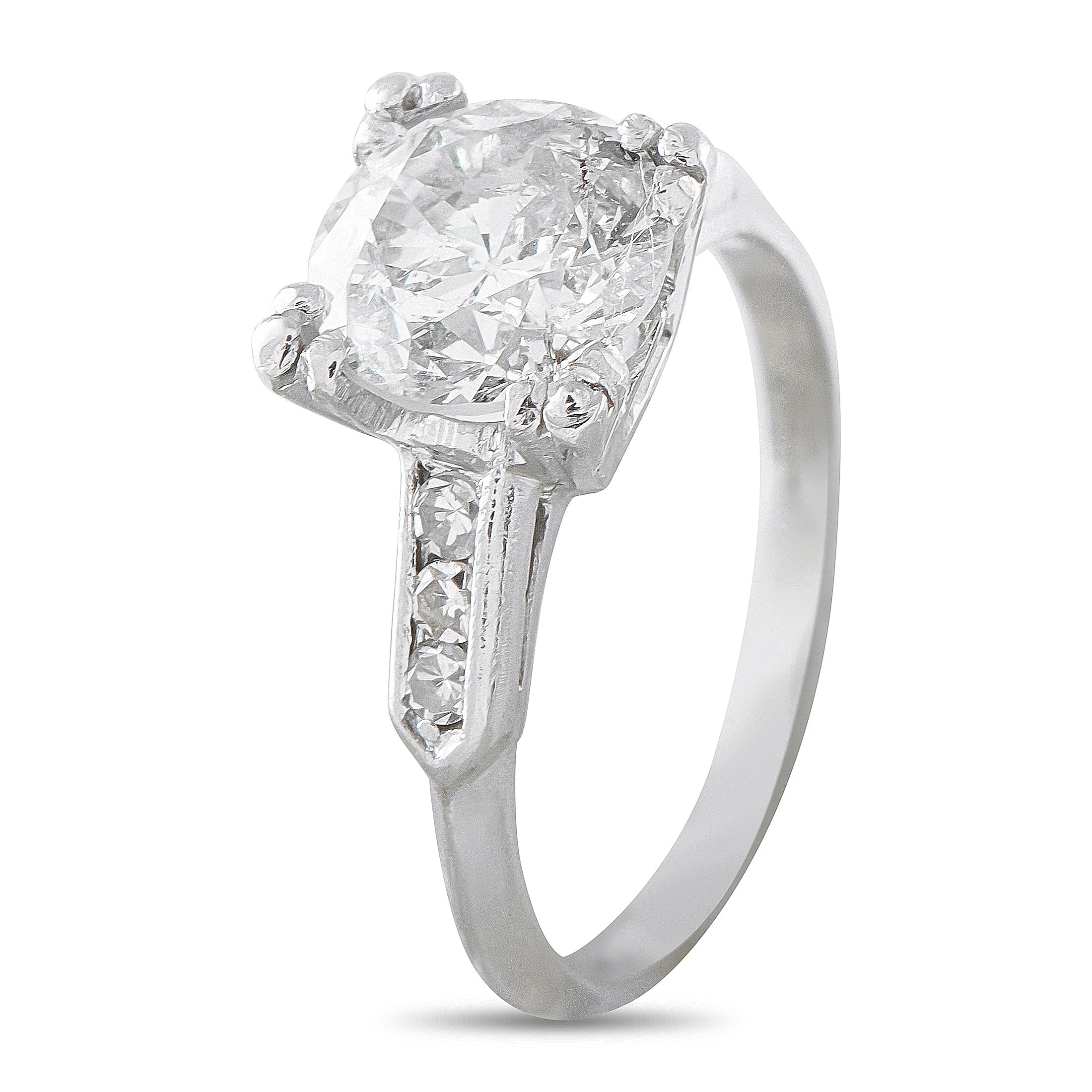 Platinum 1.95ct Diamond Ring