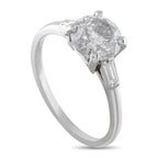 Platinum 2.06ct Diamond Engagement Ring