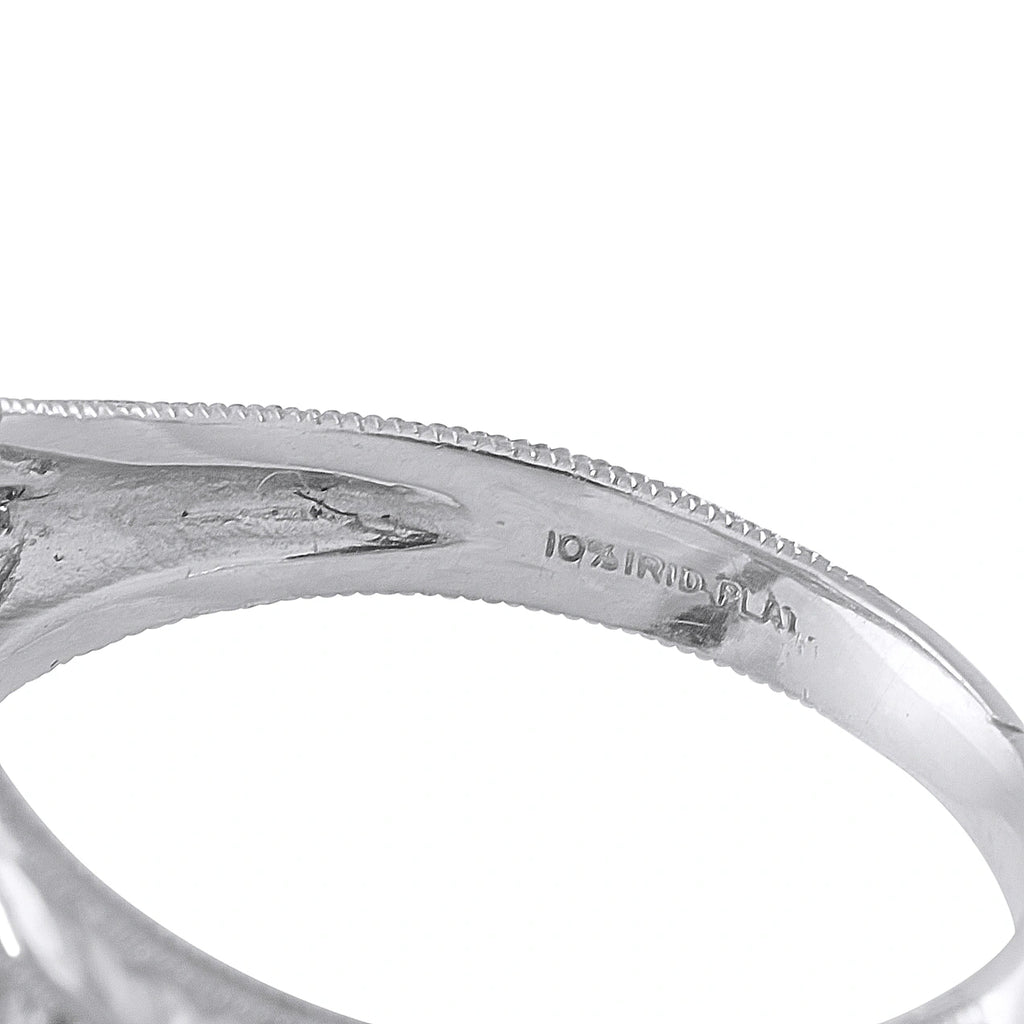 Antique Platinum 0.93ct Diamond Ring