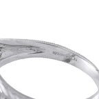 Antique Platinum 0.93ct Diamond Ring