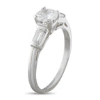 Platinum 0.95ct Diamond Ring