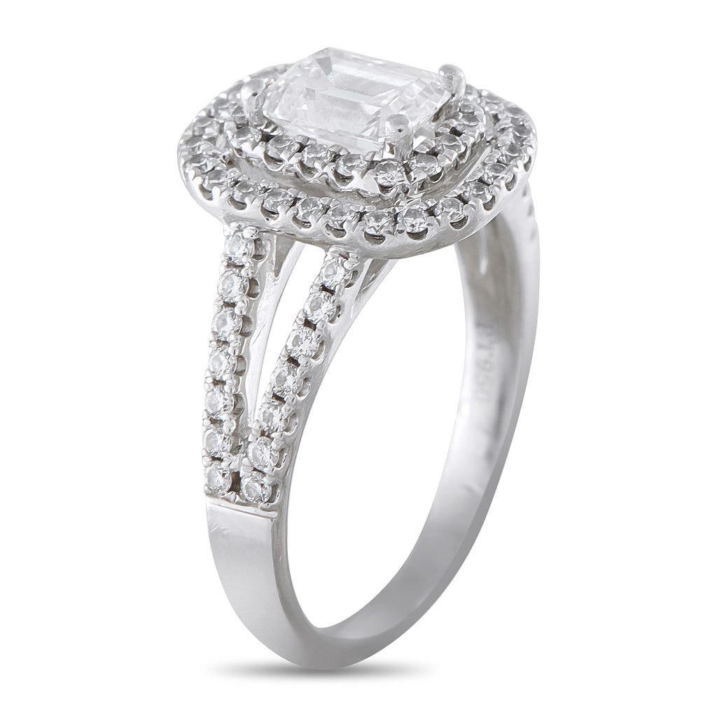 Platinum 0.85ct Diamond Ring