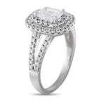 Platinum 0.85ct Diamond Ring