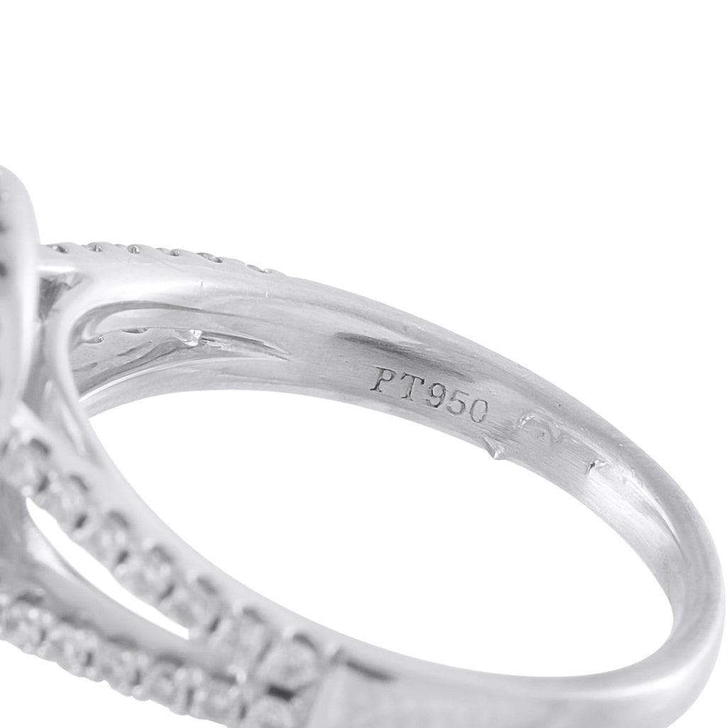 Platinum 0.85ct Diamond Ring