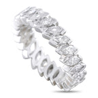 Platinum 2.75ct Diamond Eternity Band