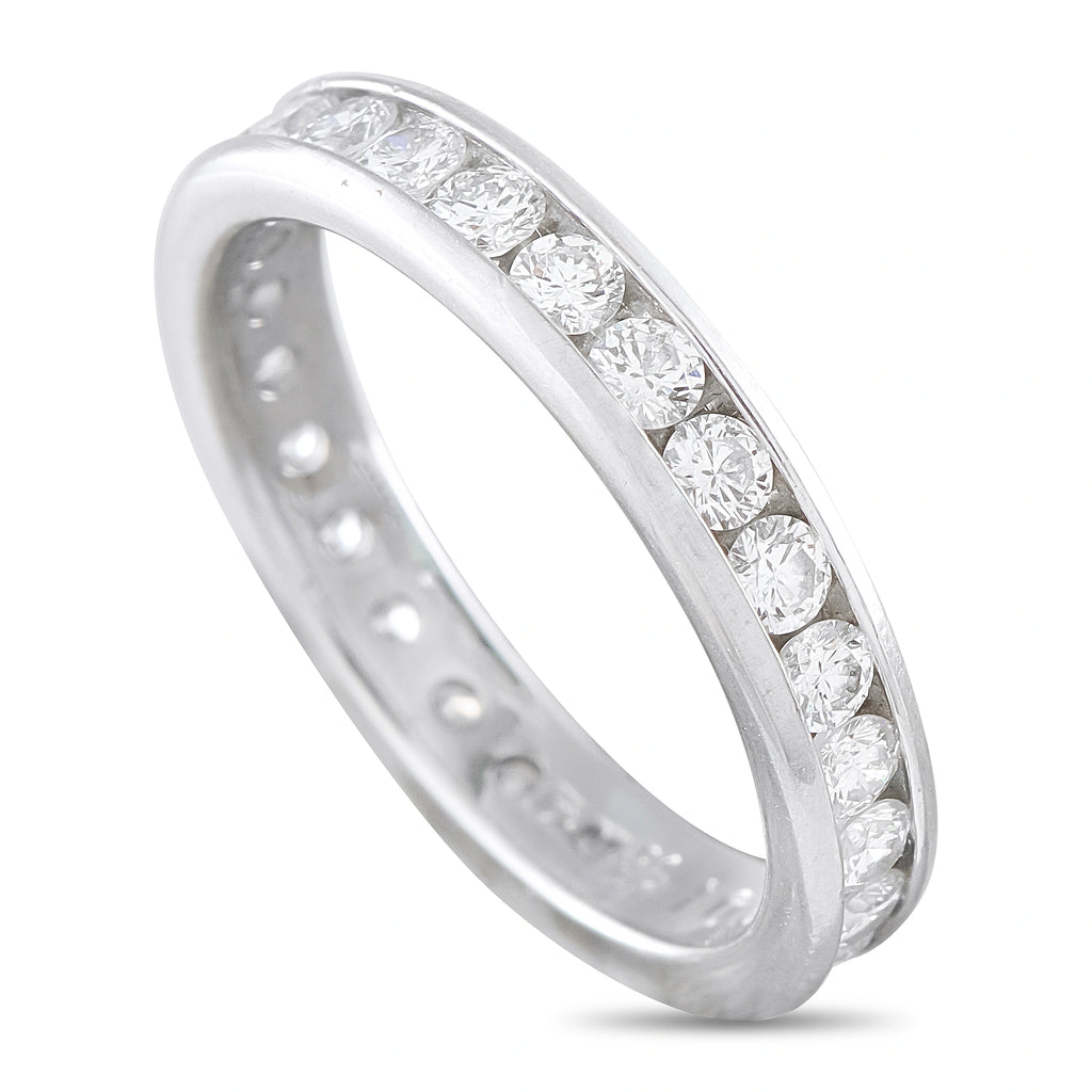 Platinum 1.02ct Diamond Eternity Band