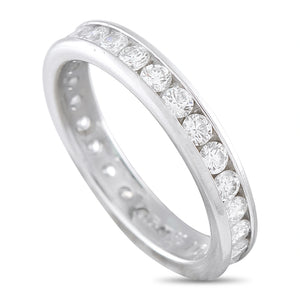 Platinum 1.02ct Diamond Eternity Band