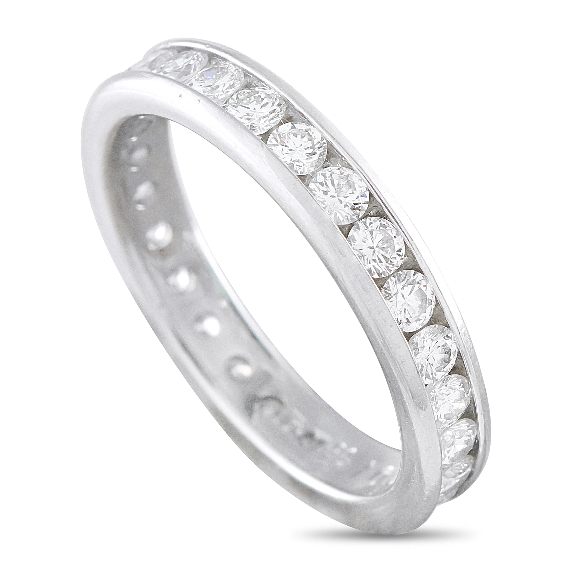 Platinum 1.02ct Diamond Eternity Band