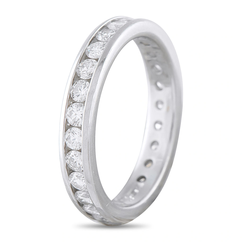 Platinum 1.02ct Diamond Eternity Band
