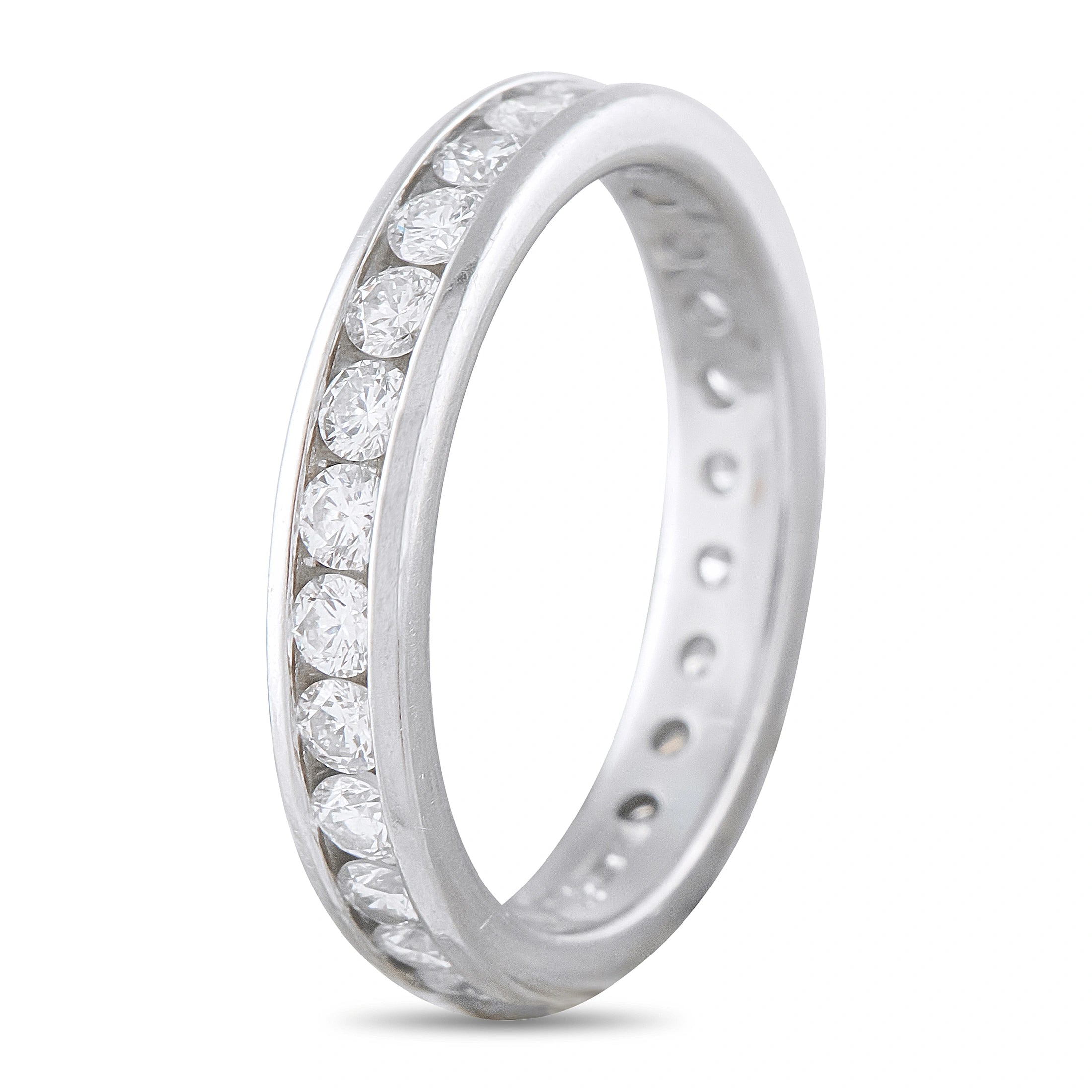 Platinum 1.02ct Diamond Eternity Band