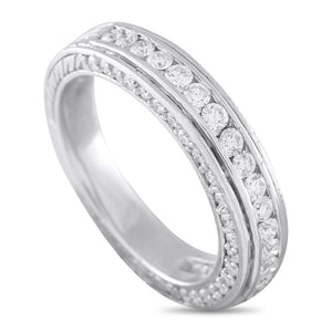 Platinum 0.90ct Diamond Eternity Band
