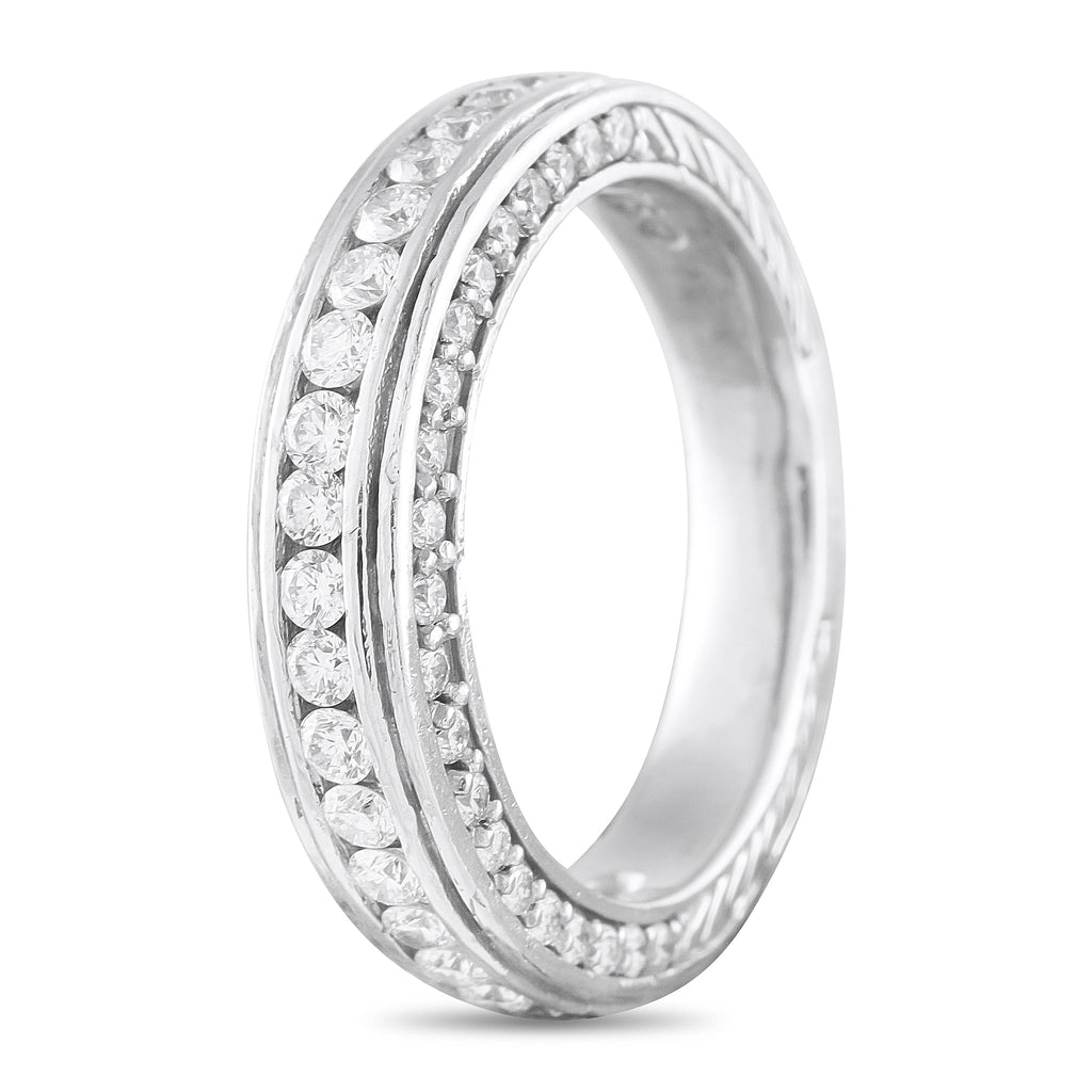 Platinum 0.90ct Diamond Eternity Band